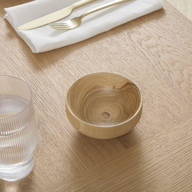 Gaia Condiment Bowl, Teak