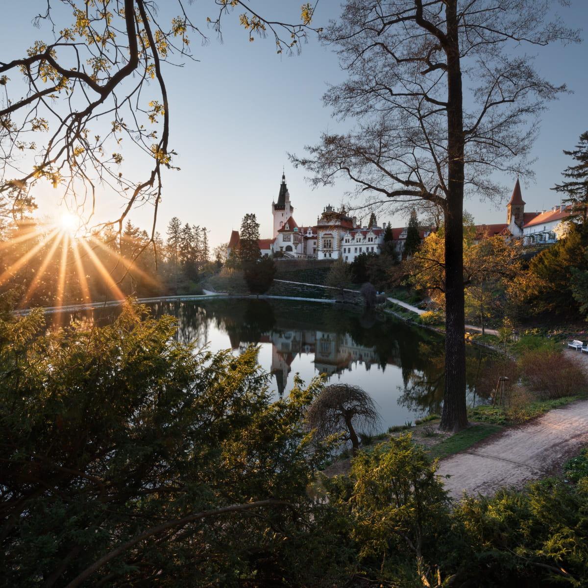 Photos of the park and chateau where our wedding will be.