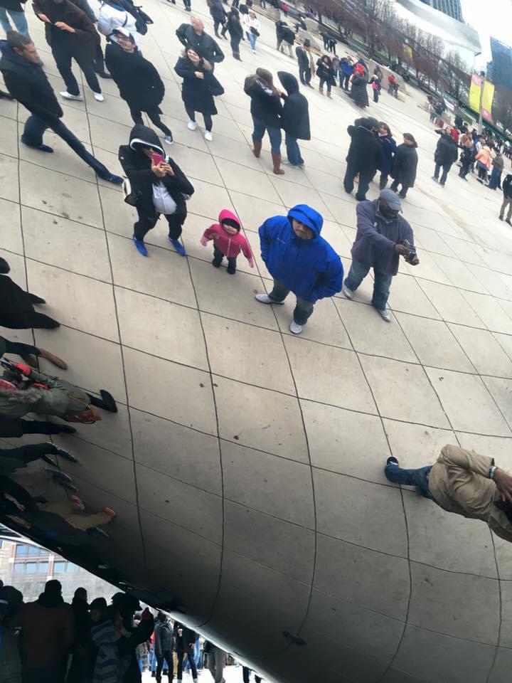 Visiting the bean with Jazzy, Danny and Leyla in my belly 🤰