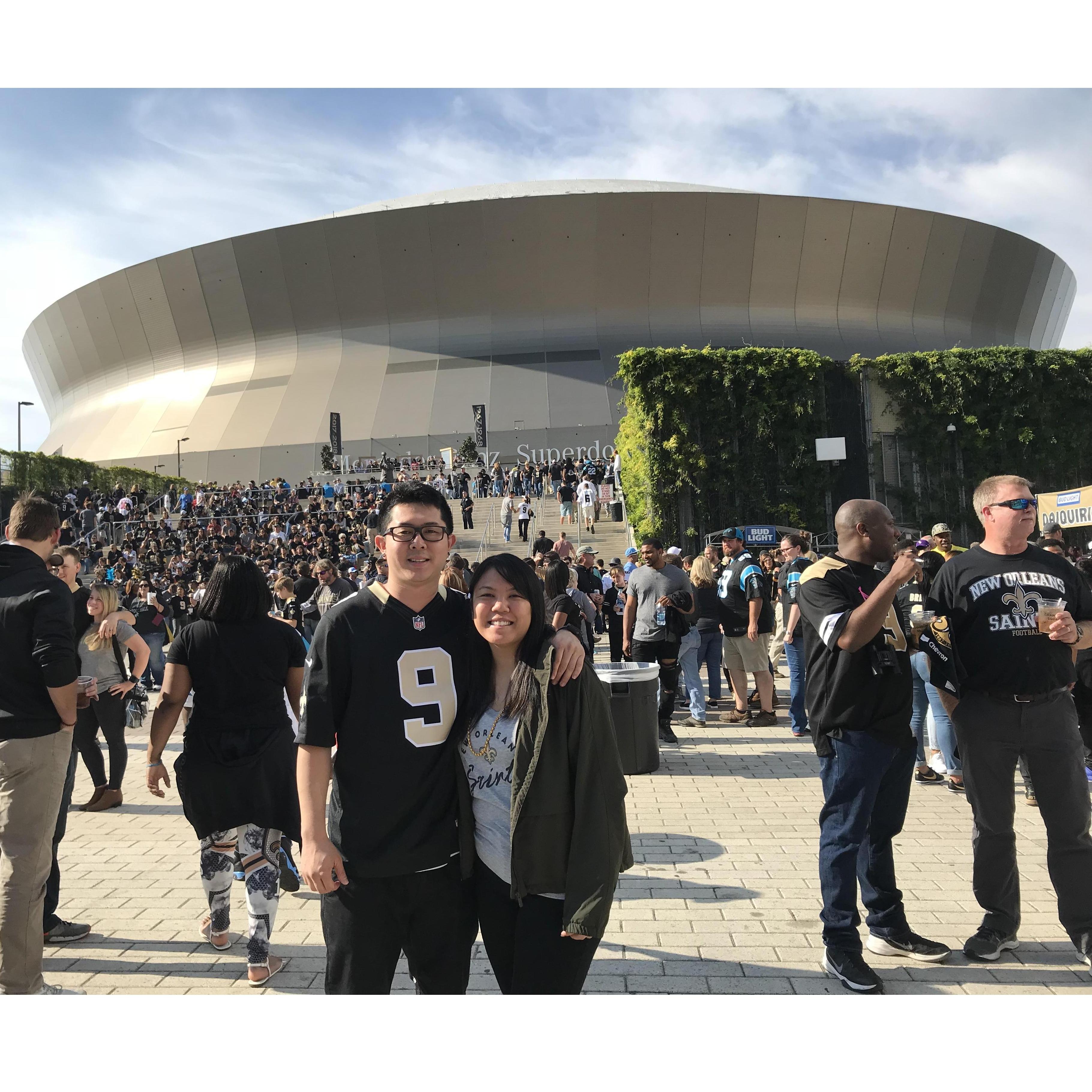 Louisiana, 2017
Made a stop on our way home from New York...
Go Saints, Who Dat!
