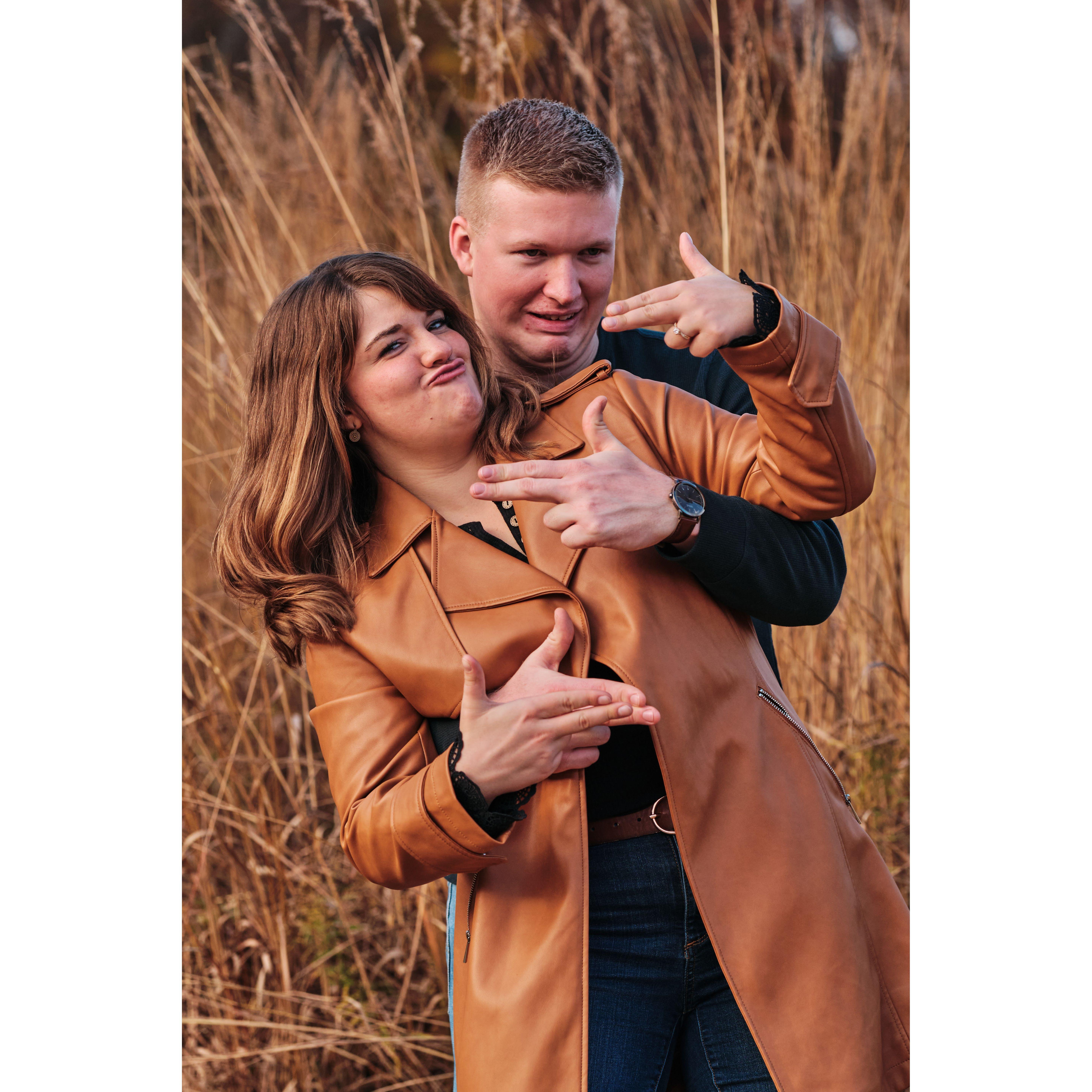 Would it be us if it wasn't a little goofy? :)