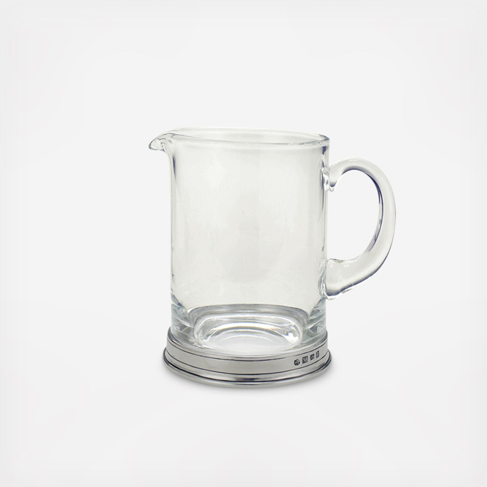 Match Pewter Glass Pitcher