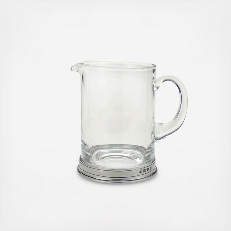 Match Pewter Glass Pitcher