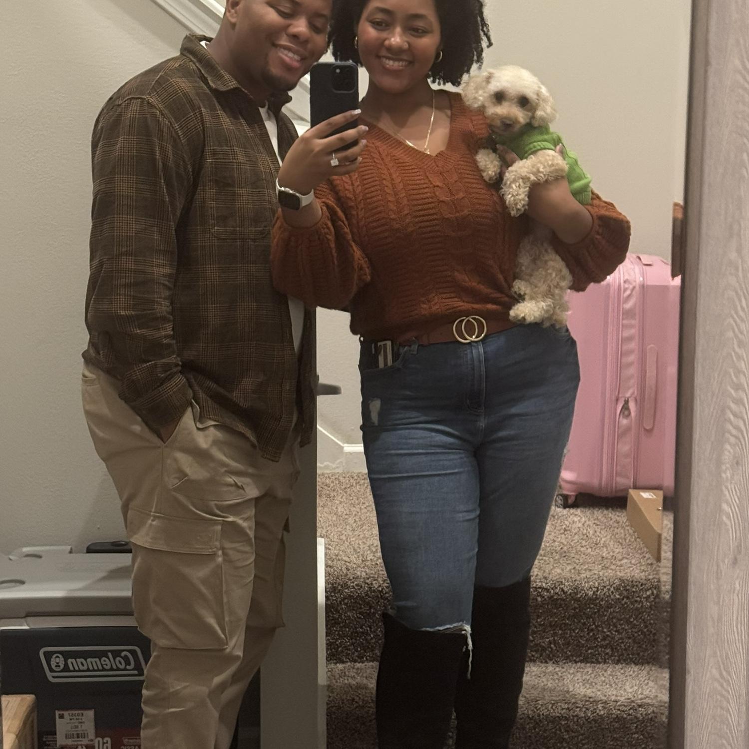 Mariah,Dq, and TEDDY 💚 Family of 3
