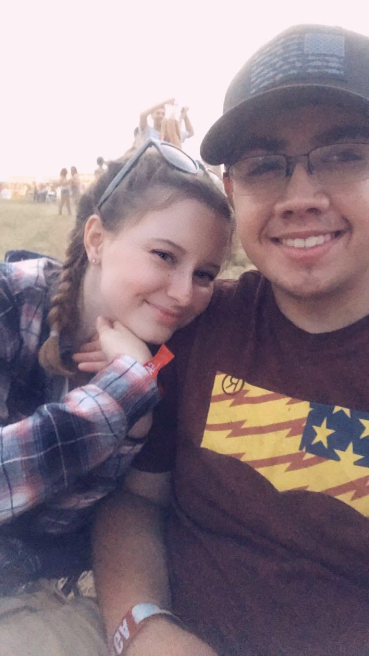 Dustin and Maya at the Bi-Mart Country Music Festival 2018