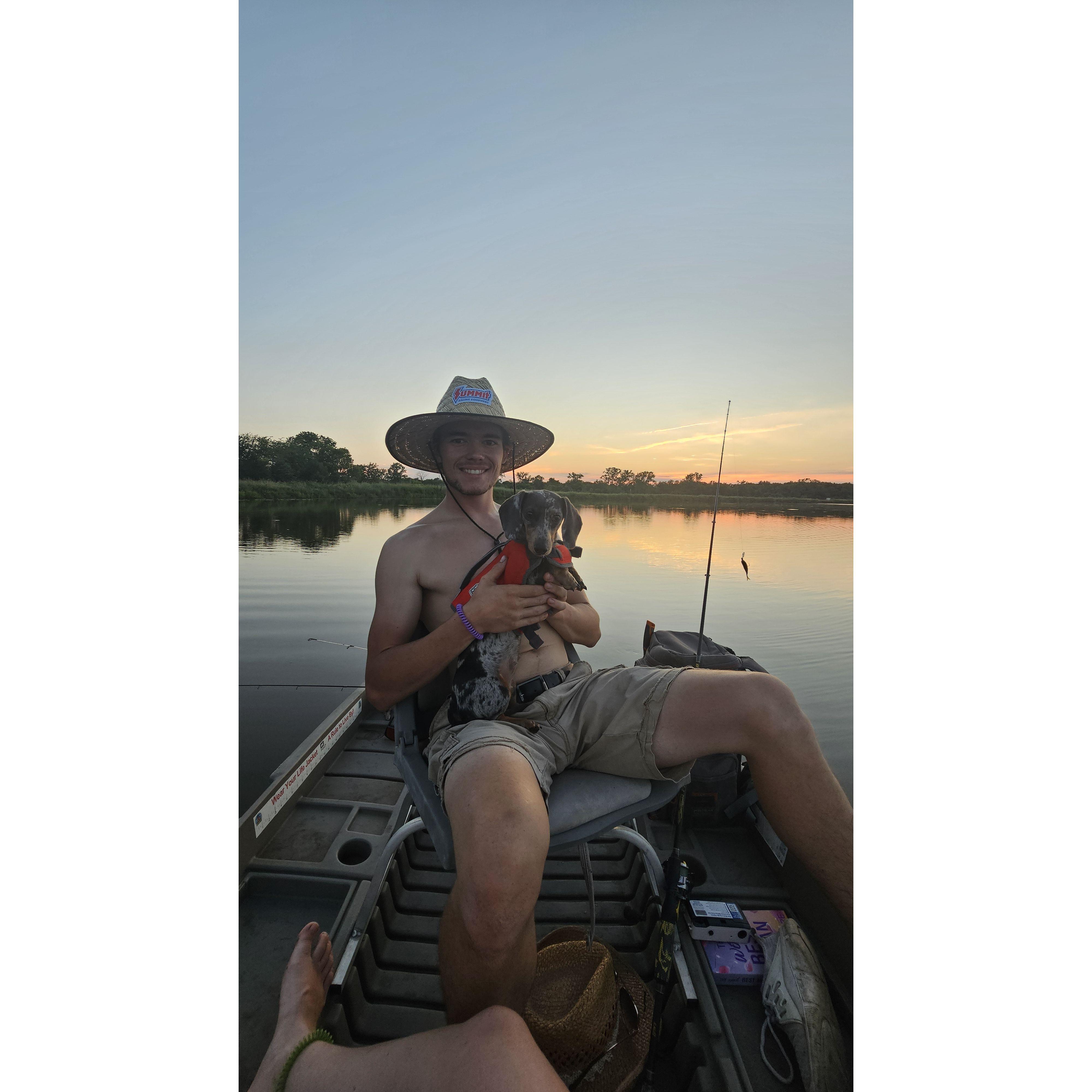 6 Year anniversary fishing/ camping weekend