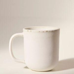 The Jasper Portuguese Stoneware Mugs, Set of 4, White