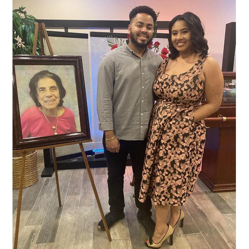 April 10 2021- Attending the celebration of life for the most beautiful matriarch of our family. Even though she never met Tristen, we all know she would have loved him.