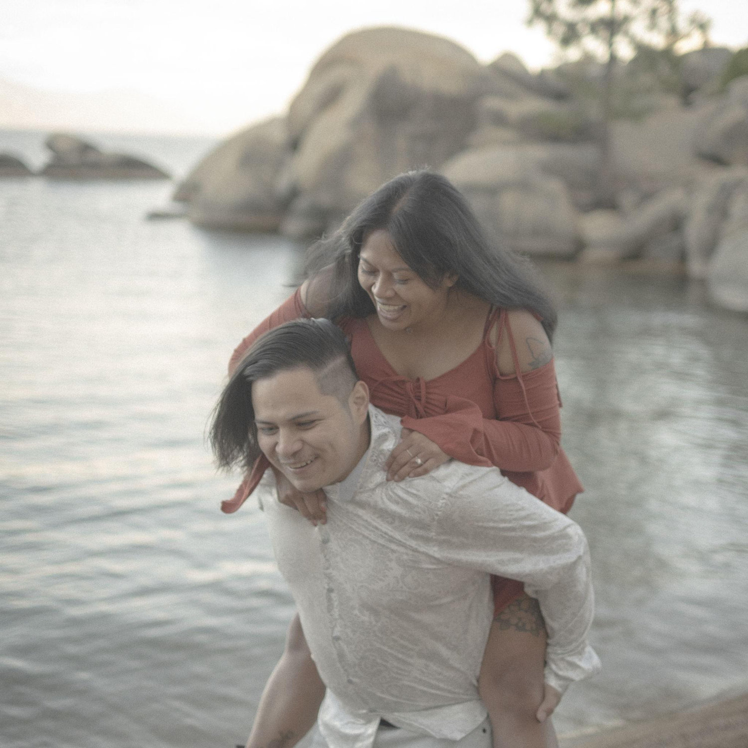 Lake Tahoe engagement photoshoot