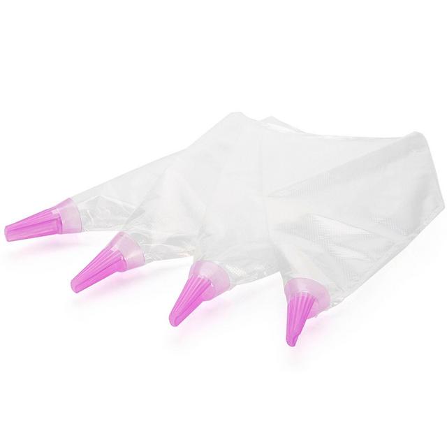 OodleTip® Sweet Creations Shell Clear Decorating Bag (Set of 4)