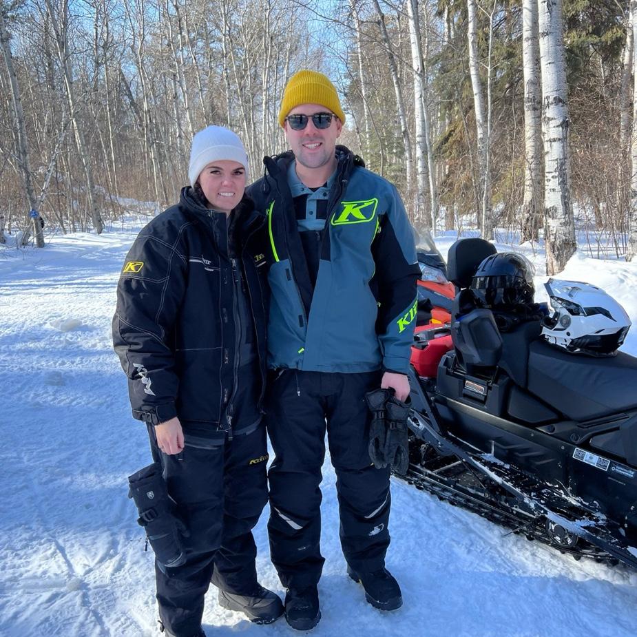 March 1, 2023 - snowmobile trip with some of our fave people