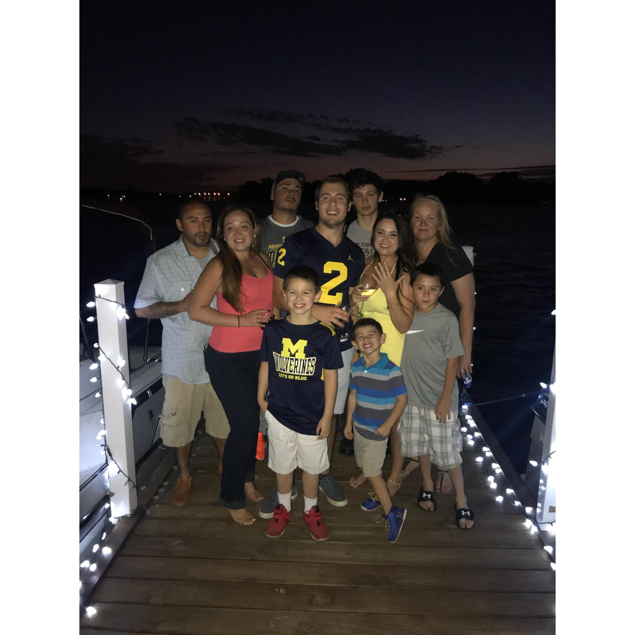 With the Bride-to-be’s family