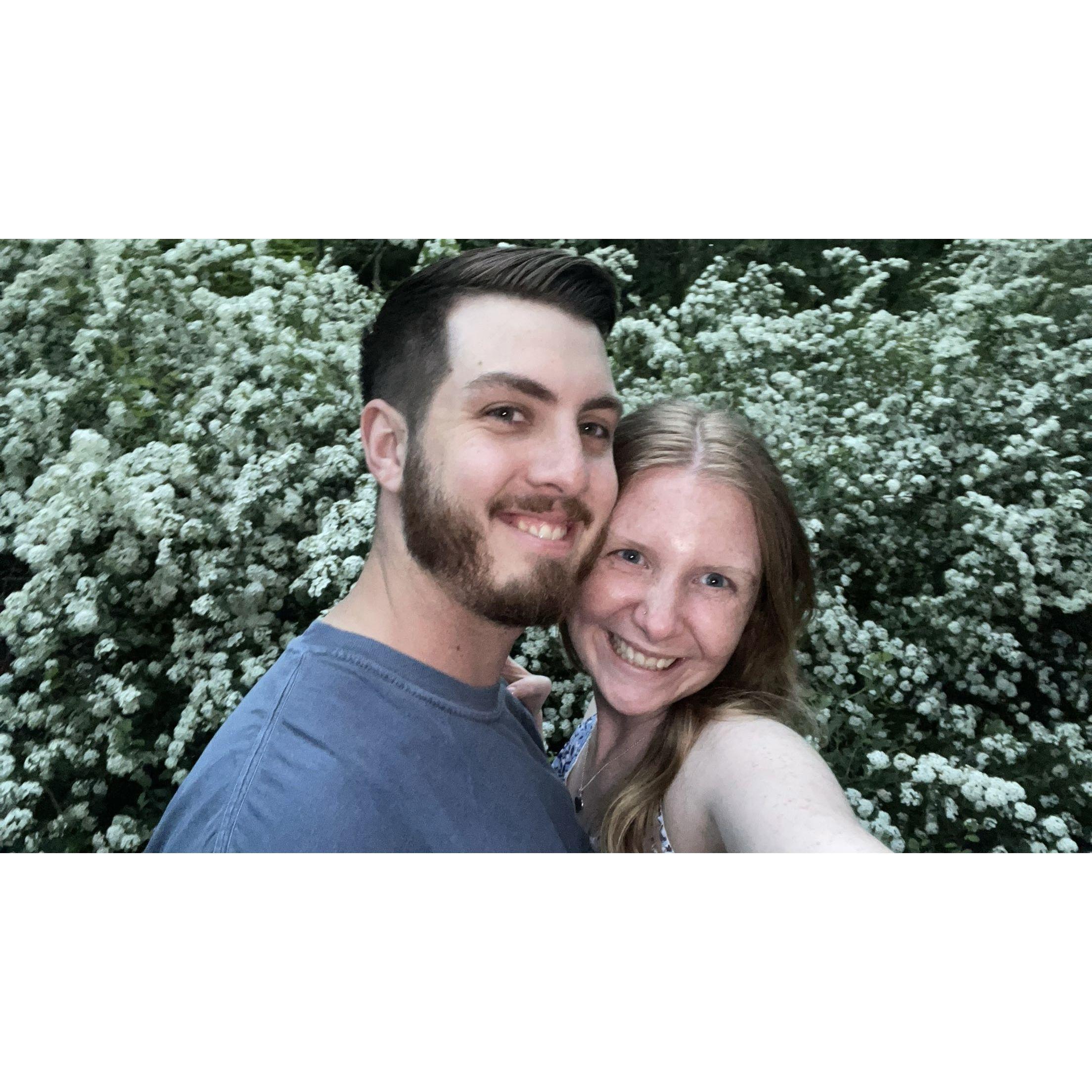 After we took our engagement pictures