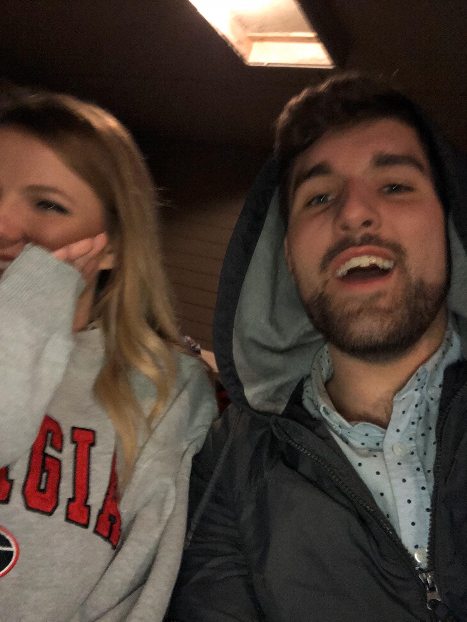 peep the GA sweatshirt