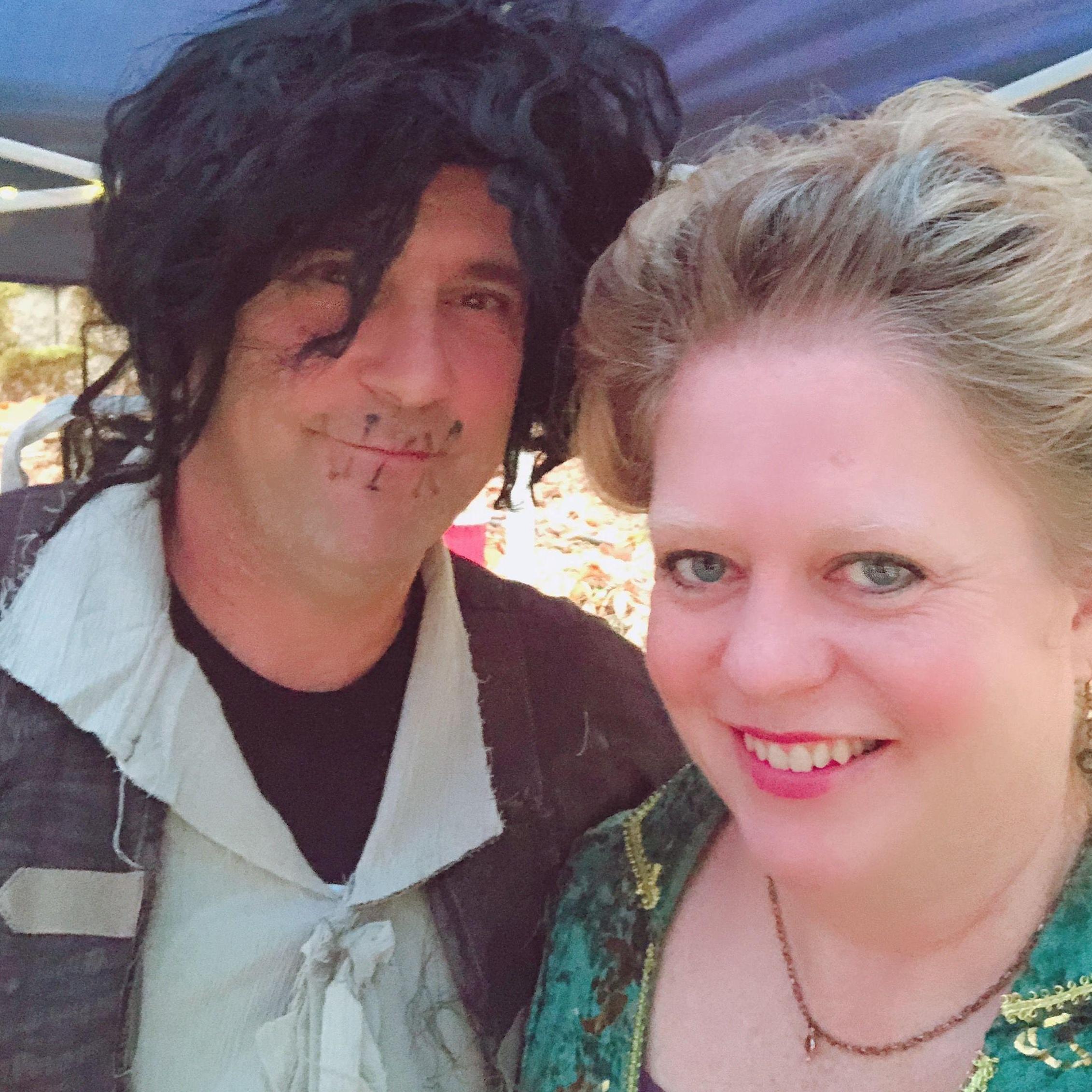 Halloween costume party at Chris and Jamie's.