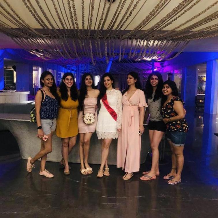 The bride and her tribe