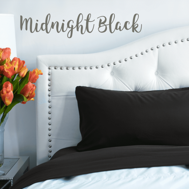 Midnight Black Sheet Set - King