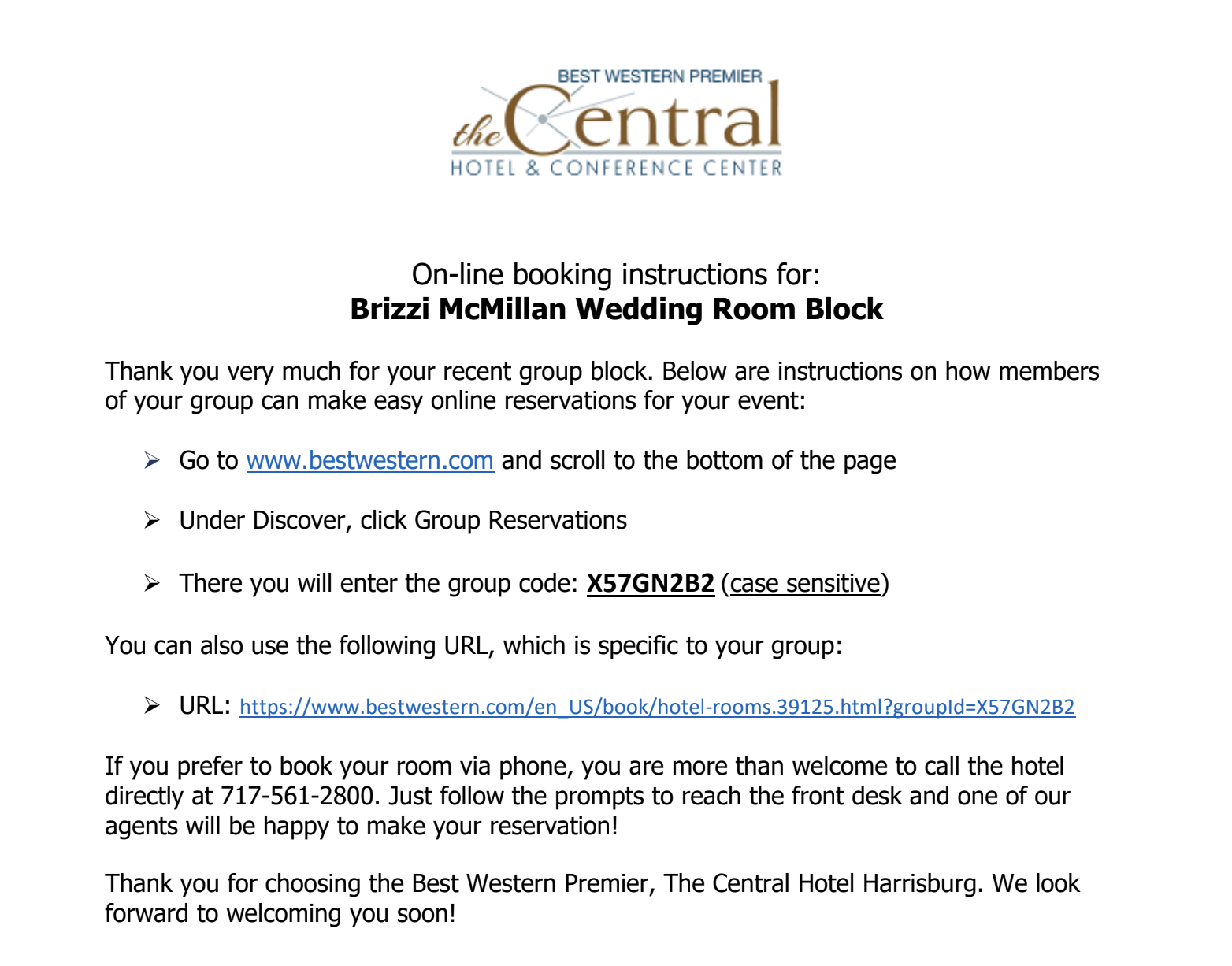 The Wedding Website of Sarah Brizzi and Nathan McMillan