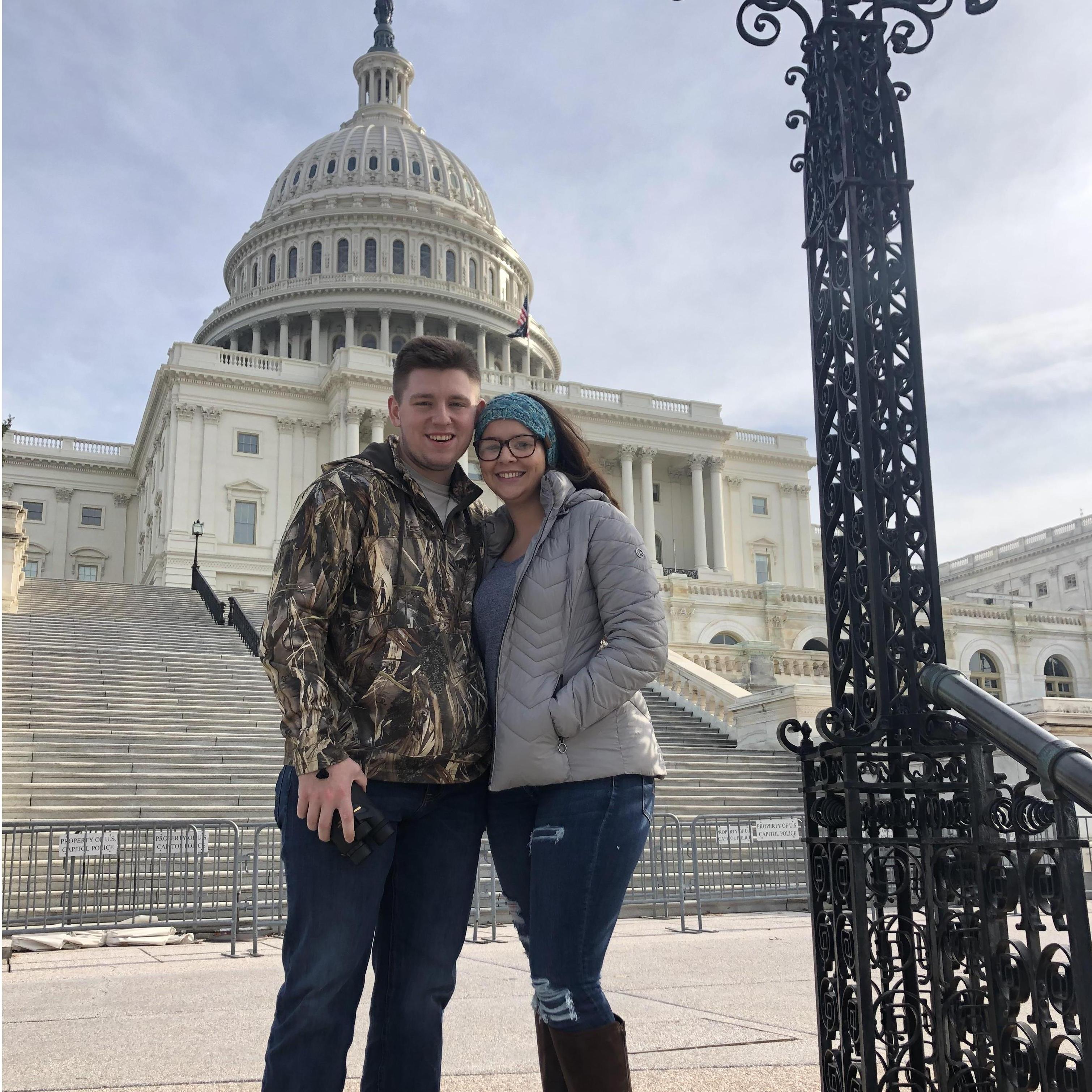 Michael's first trip to DC