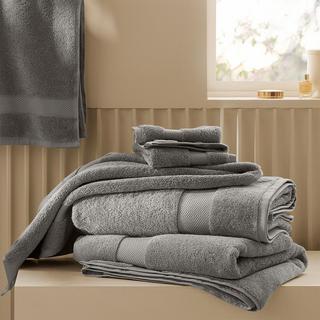 Plush 6-Piece Organic Bath Towel Set