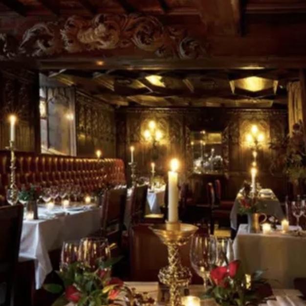 Dinner at The Witchery Castle in Scotland