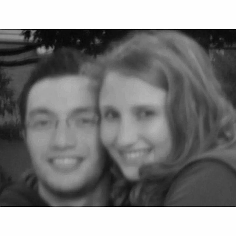 Our first photo together in 2008.