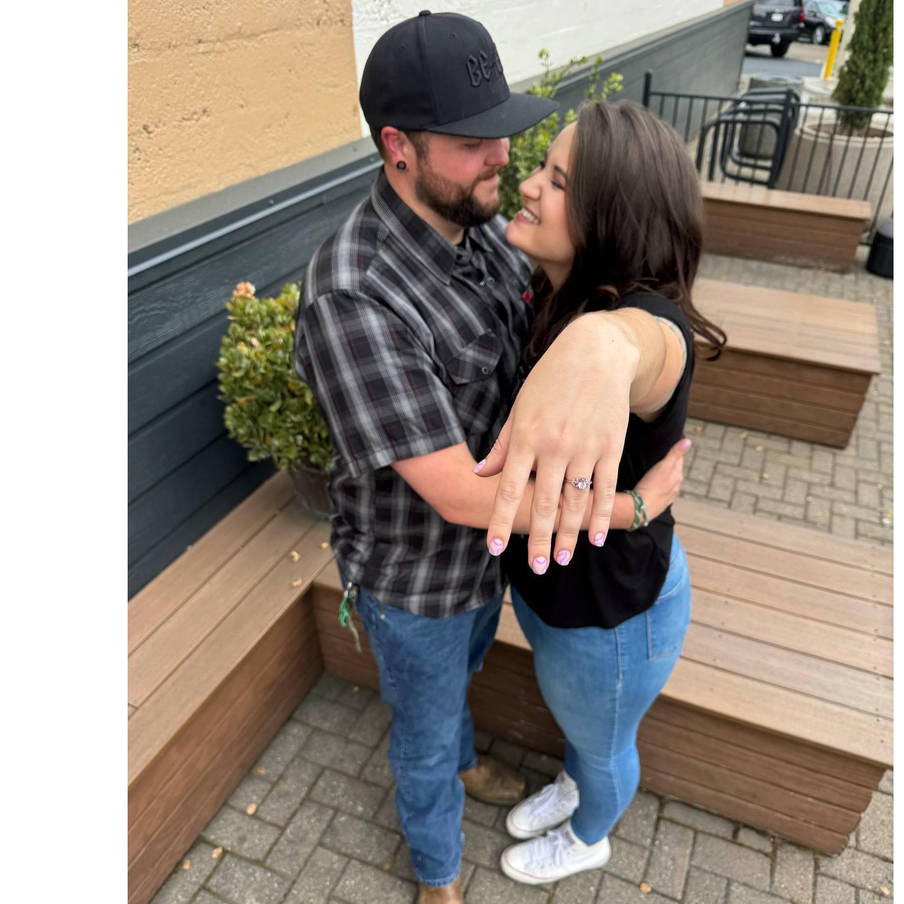 The day Kara said yes!