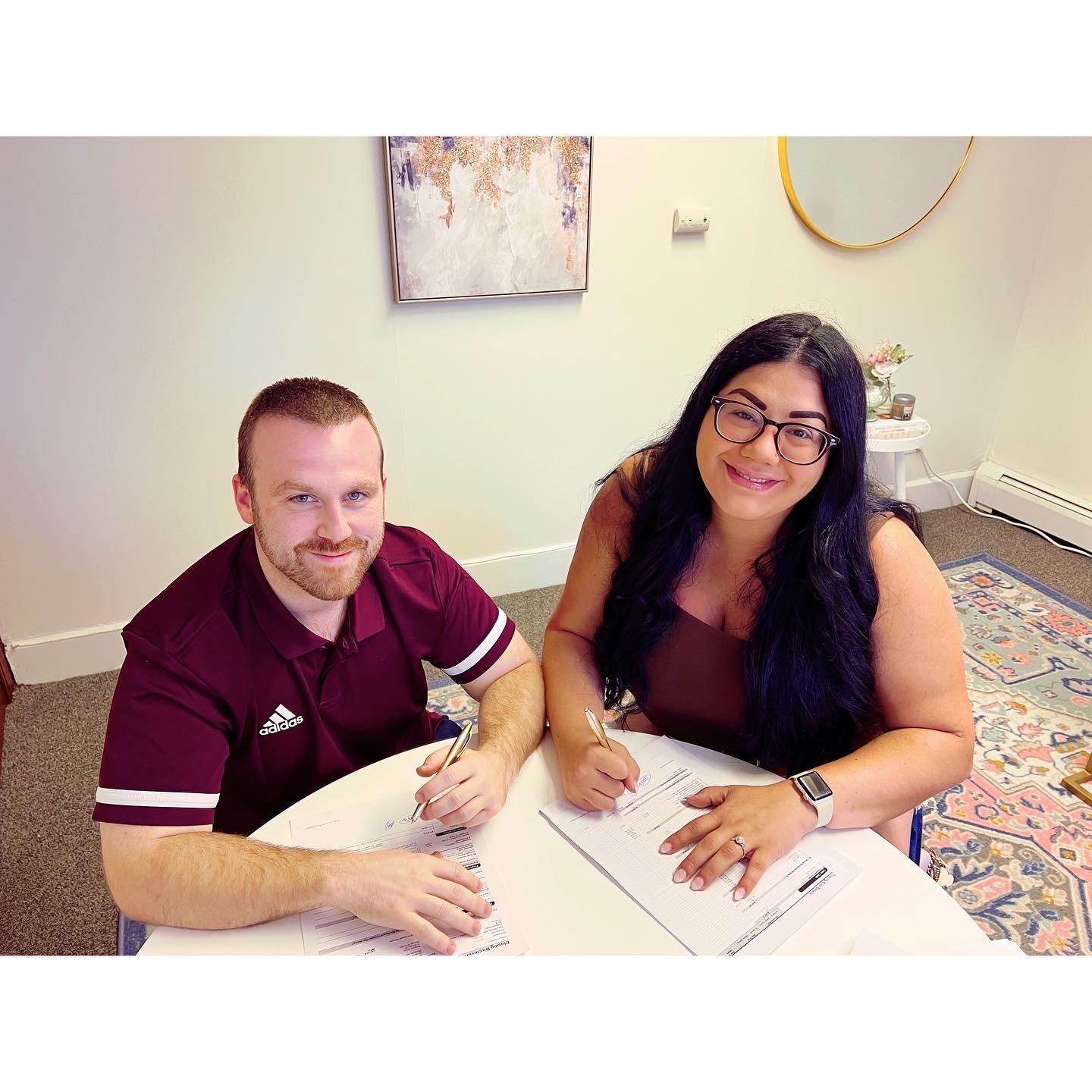 The day we closed on our house! June 2022