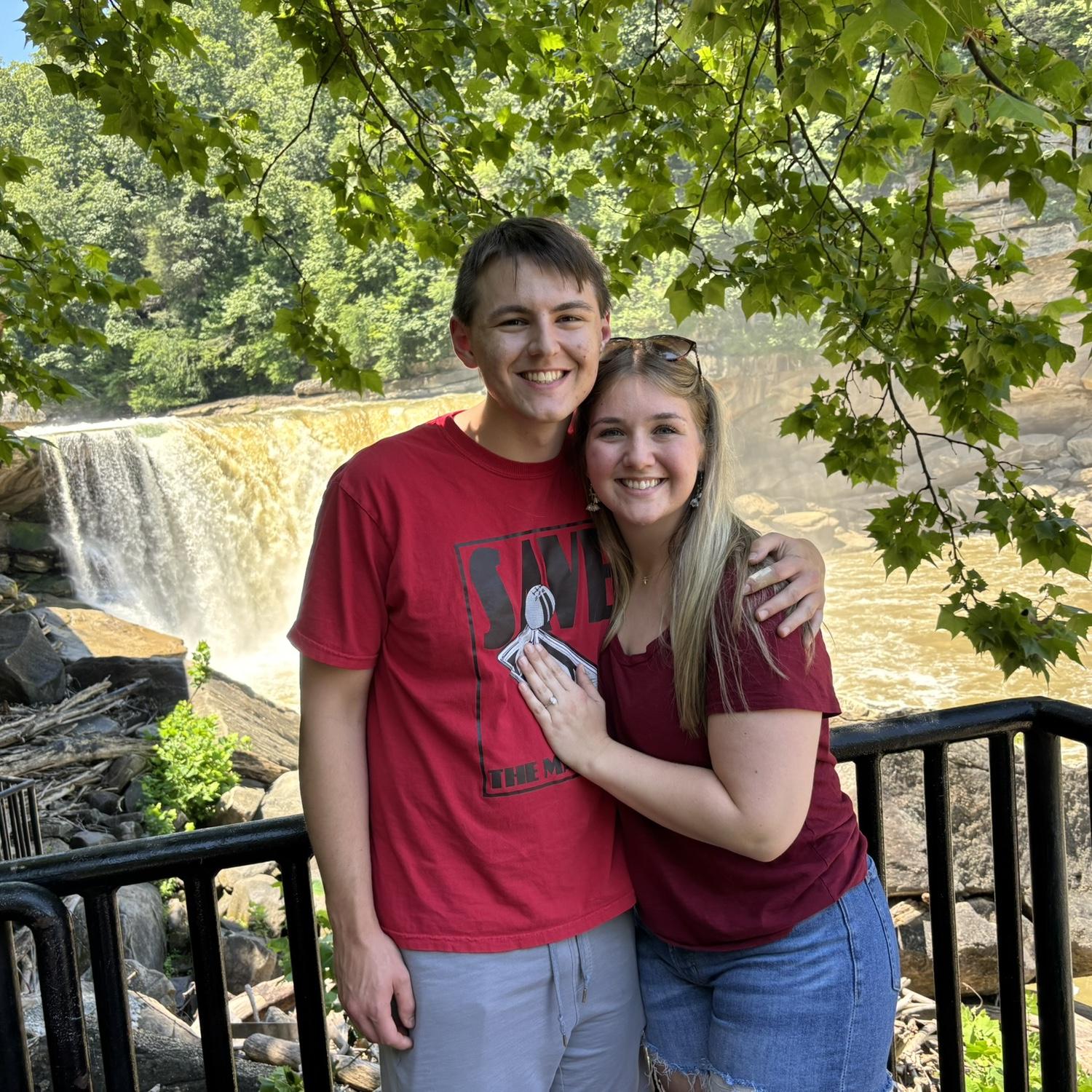 Lake Cumberland Falls! One of the stops on our most recent trip to Tennessee with friends