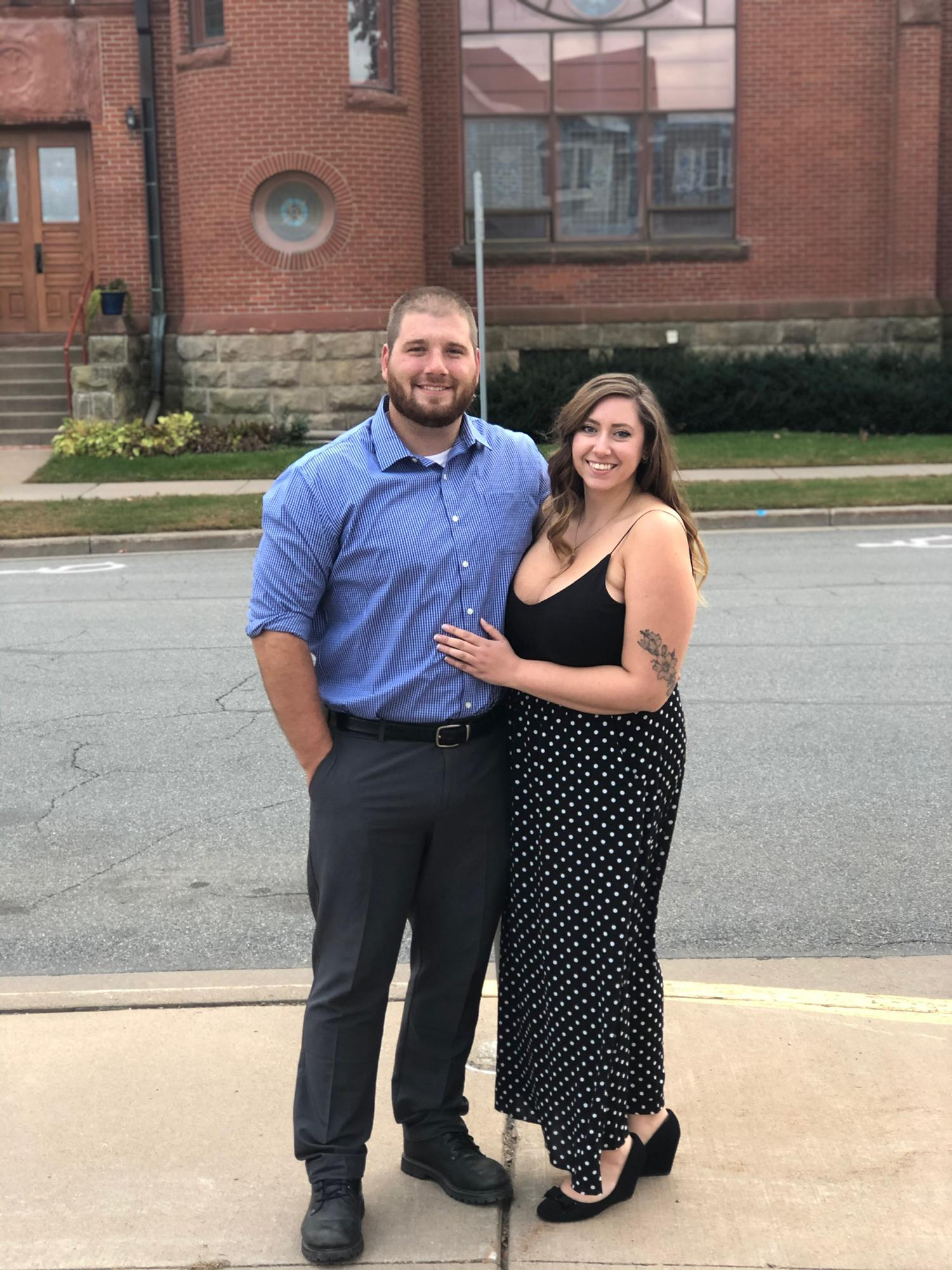 Celebrating the Zoern's at our old stomping grounds in Menomonie.