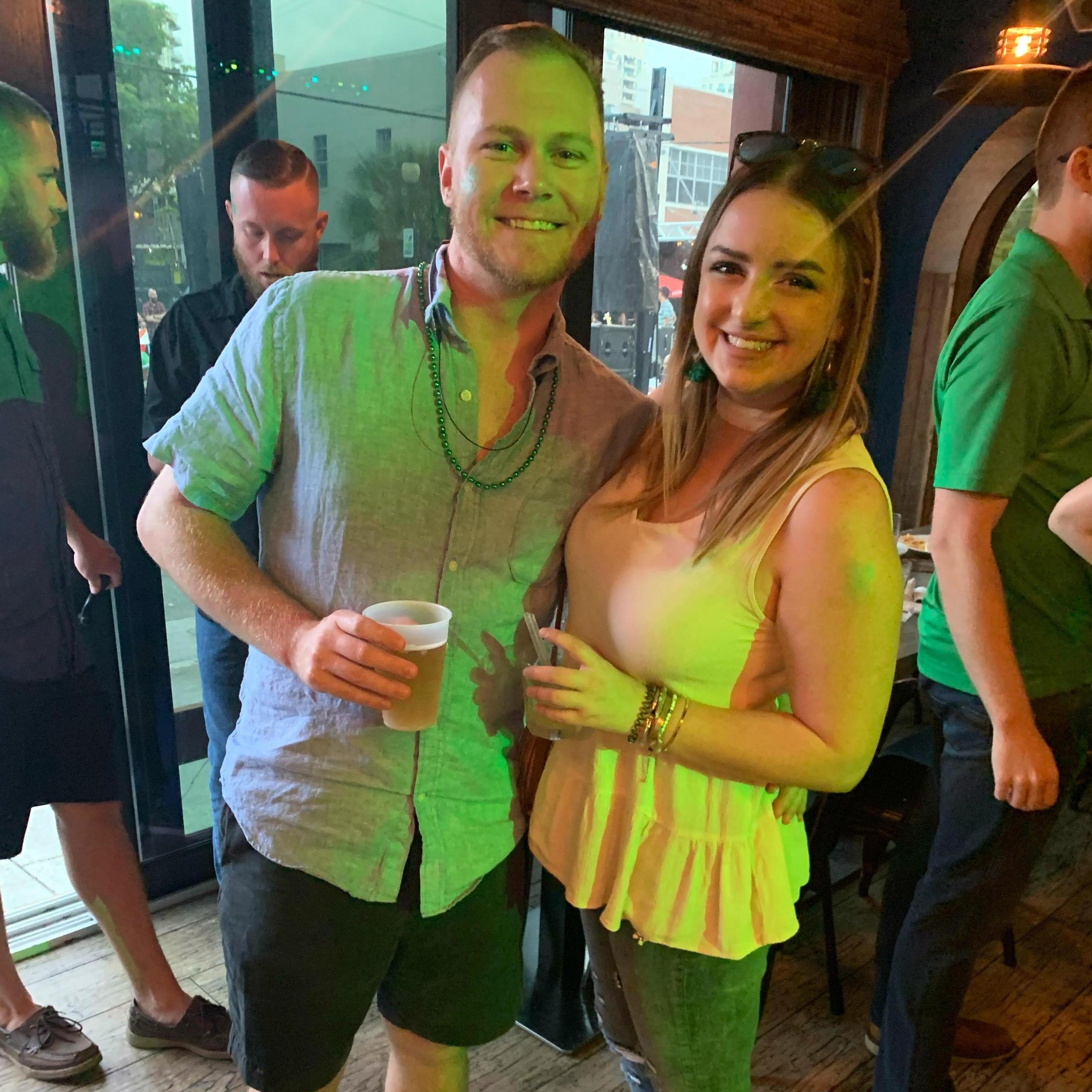 Joe's birthday is St. Patrick's Day so Jordan surprised Joe with a Bicycle Bar tour around Fort Lauderdale with 15 of his friends!