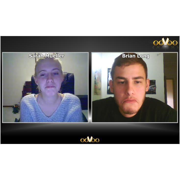 Skyping while Brian was in college