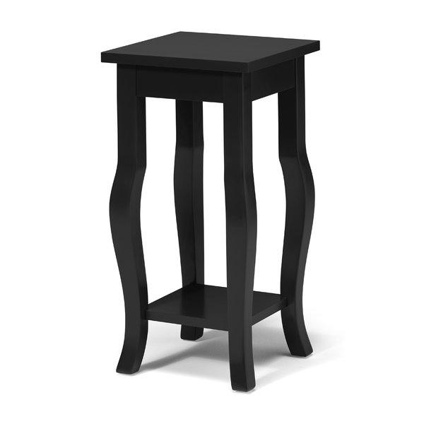Lillian Wood Pedestal End Table