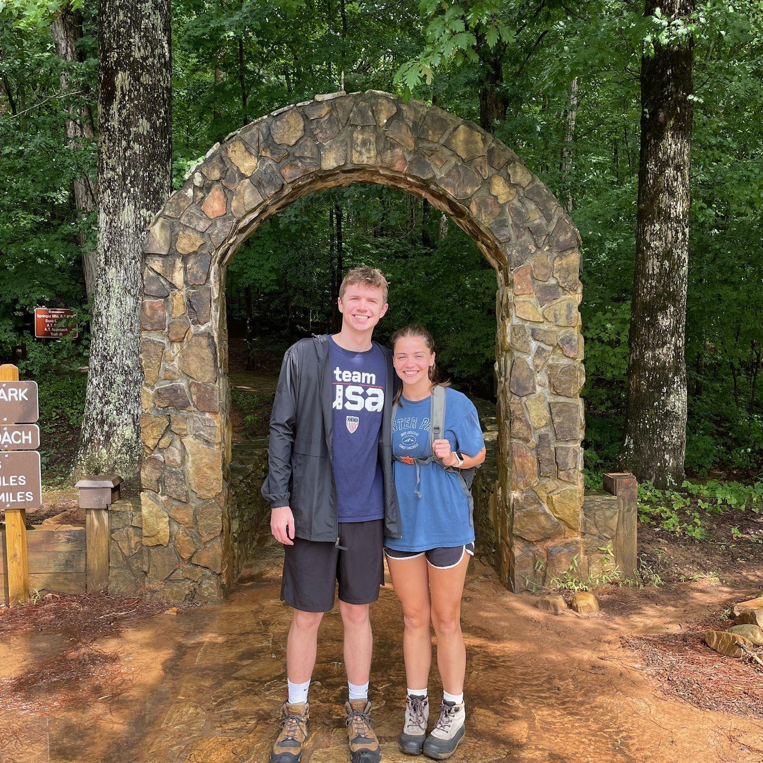 Start/end of the Appalachian Trail at Amicalola Falls - one of our favorite hikes.