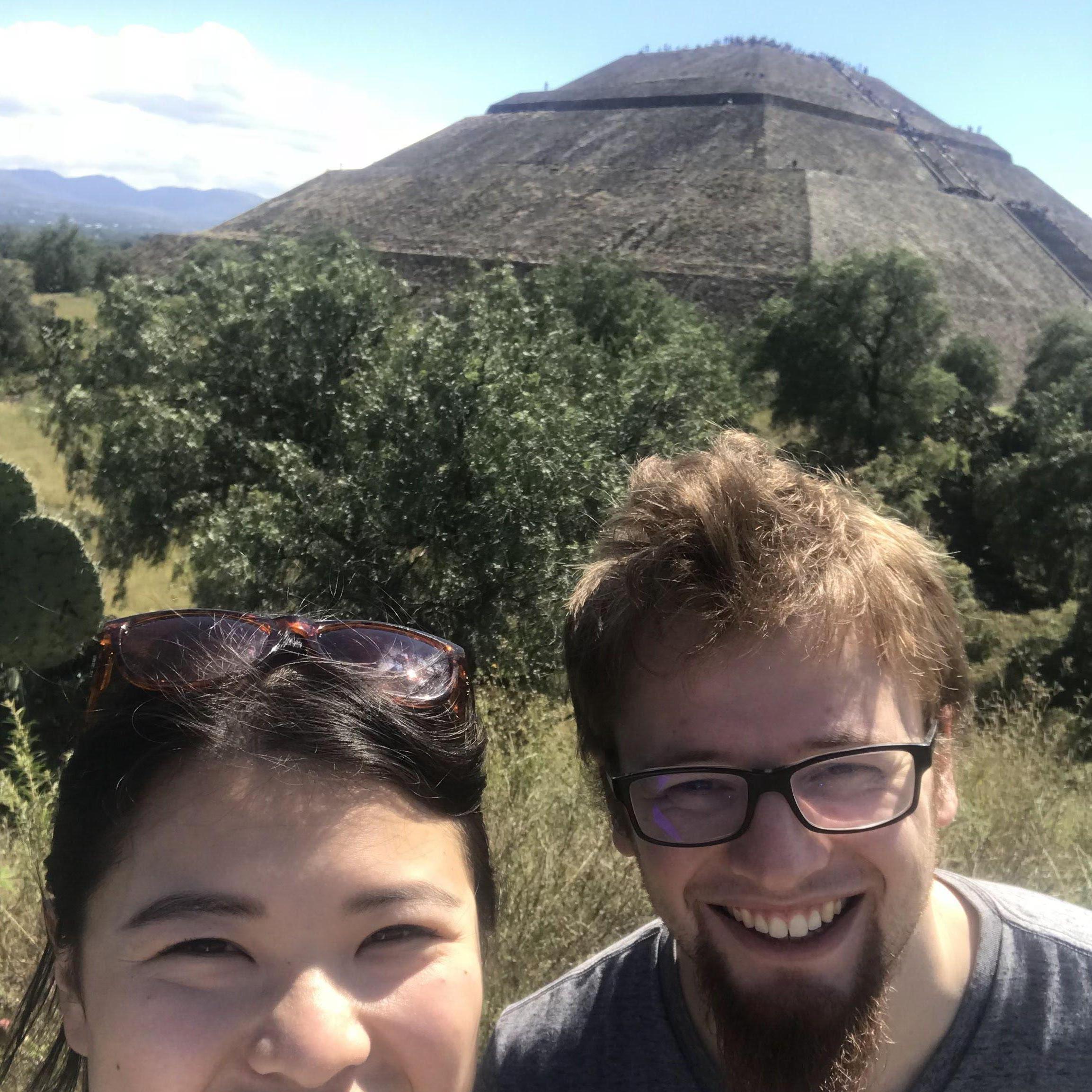 October 2018 (Mexico City - Teotihuacán): While Alistair did his MA in Toronto, Emily stayed in Vancouver. We met in the middle: Mexico City