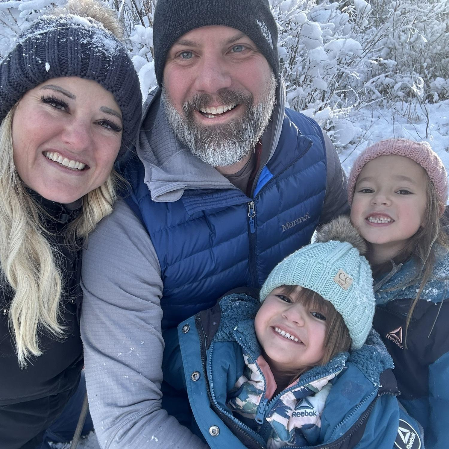 Corey took us out to hunt for our first real Christmas tree 🎄