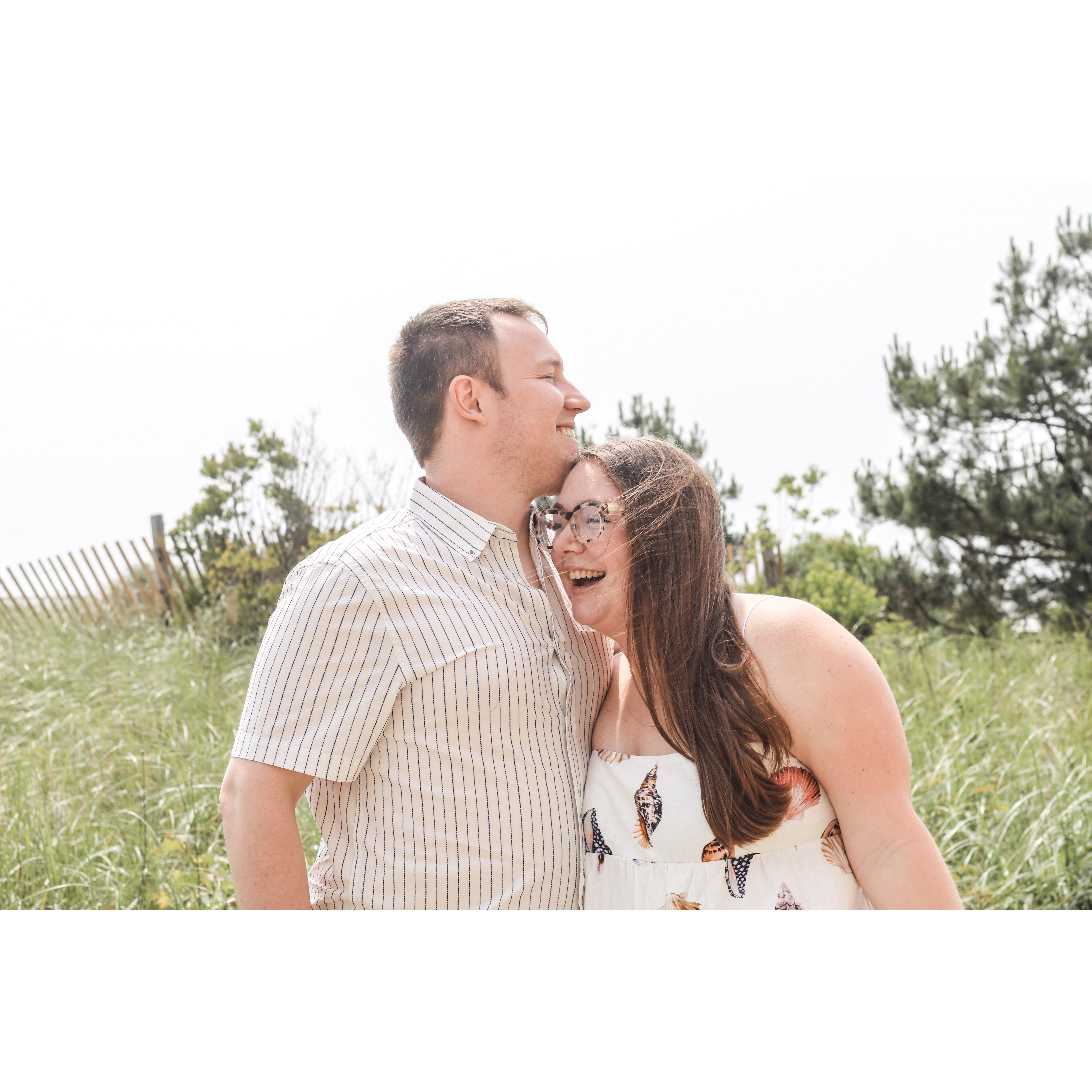 June 2025 - Engagement photos our incredible friend, Jess took for us in Asbury Park, NJ!