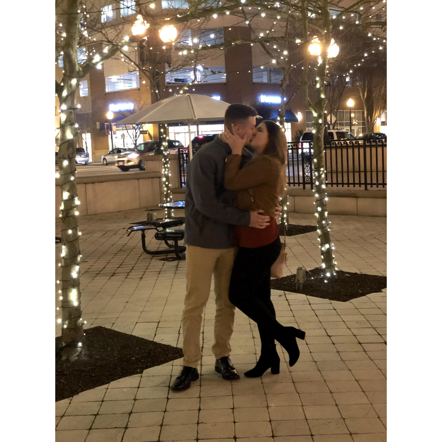 The night we got engaged! February 21, 2020