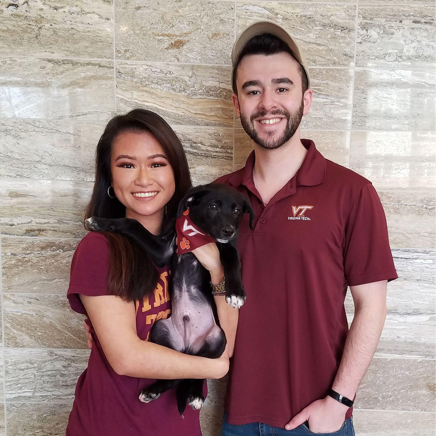 One of our first pictures with Kylo!