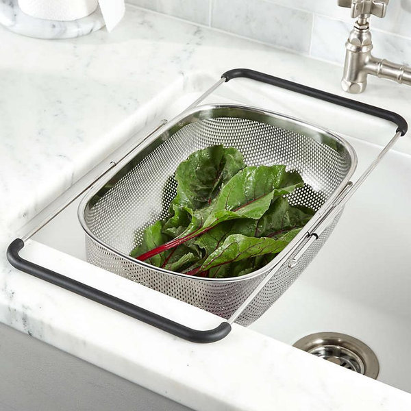 Over-The-Sink Mesh Colander