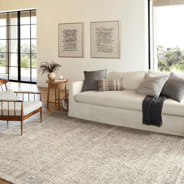 Loloi Amber Lewis Alie Collection ALE-03 Taupe/Dove 2'-7'' x 12'-0'', .13'' Pile Height, Runner Rug