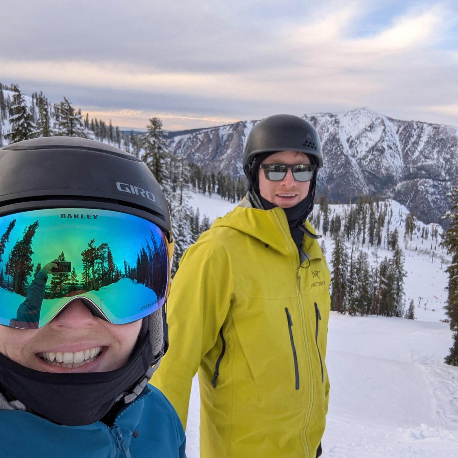Skiing at Bear Valley mountain!