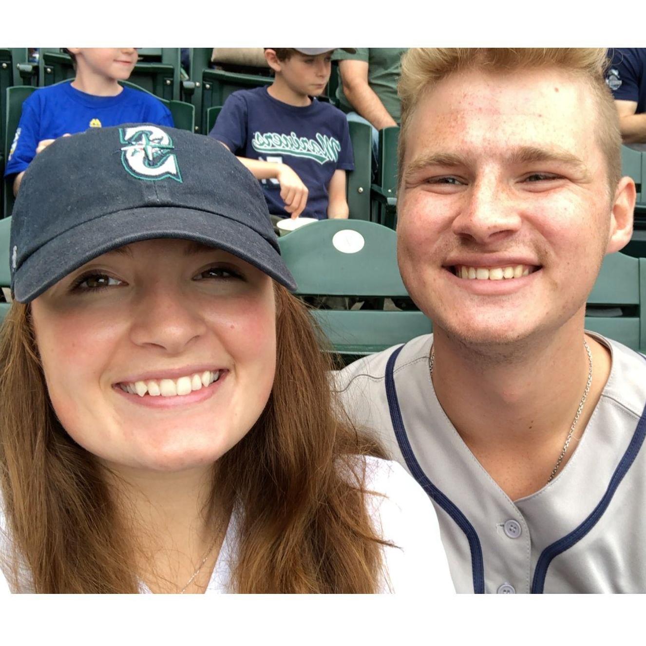 Our first Mariners game together