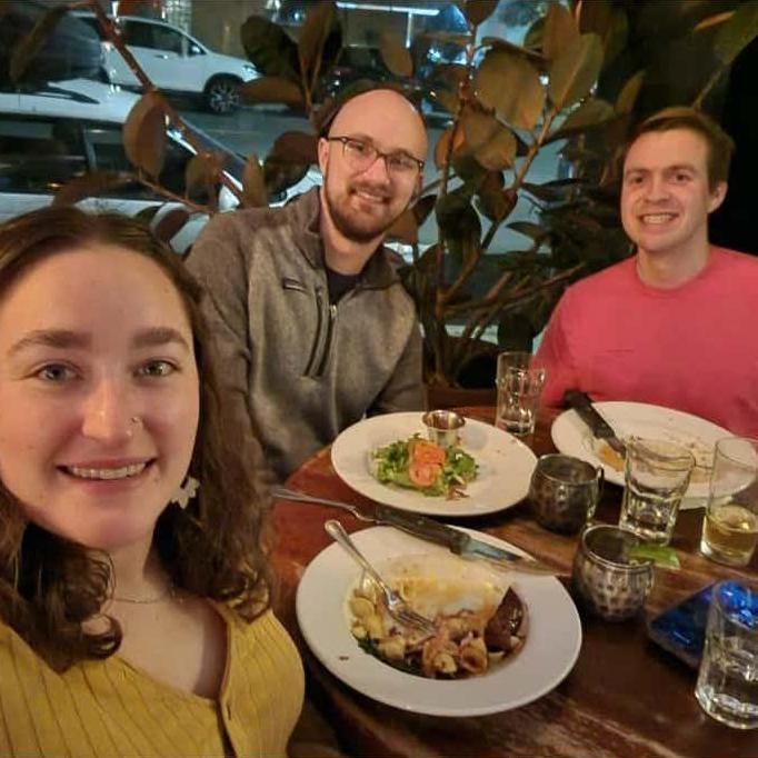 Dinner with Matt's friend Jeff