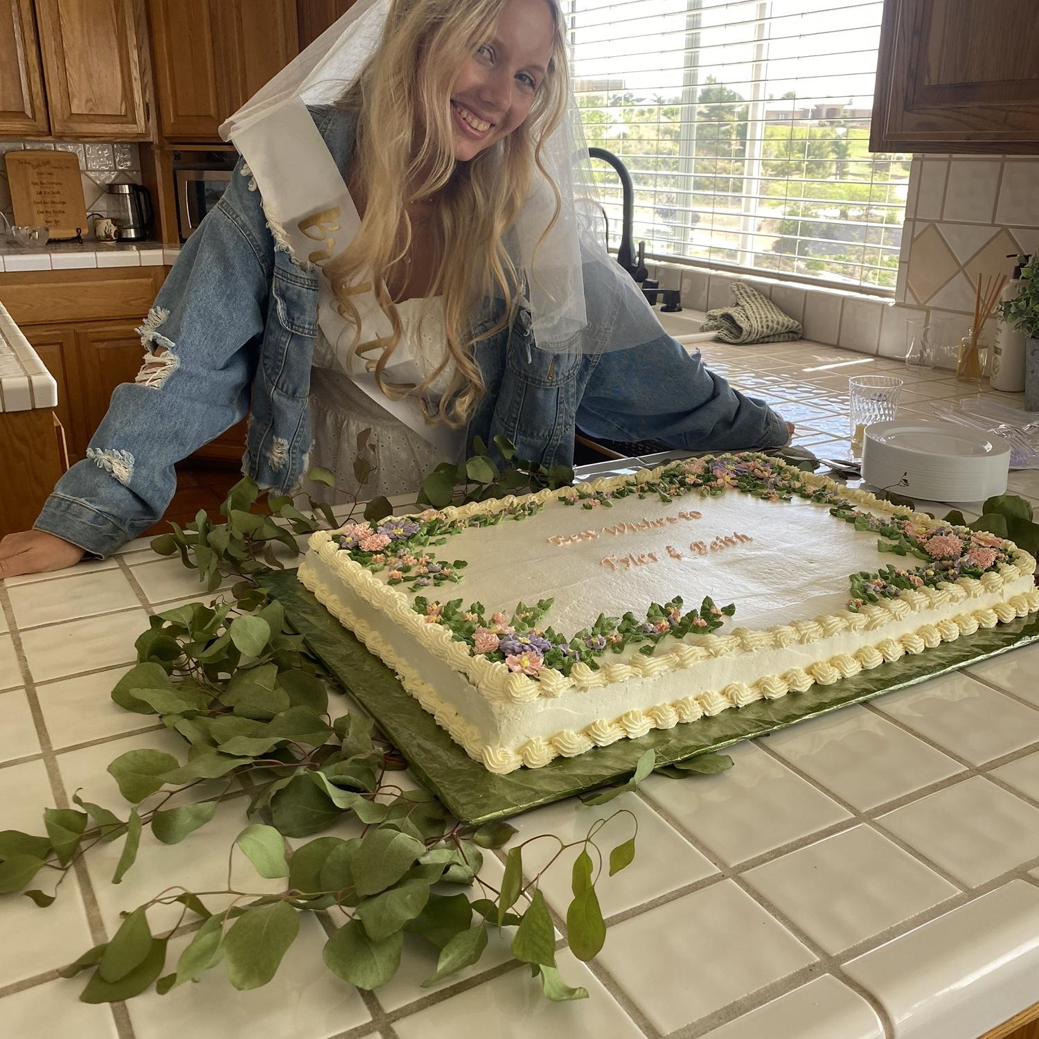 Me and my cake! -Church Shower-