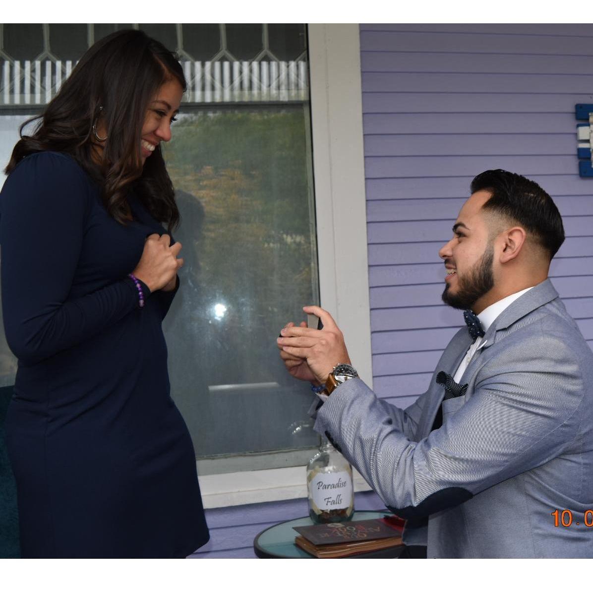 Joe did a great job at keeping this a secret, along with all our friends who were helping him for those almost 3 months of planning.