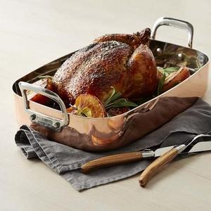 Williams Sonoma Professional Copper Roaster with Rack