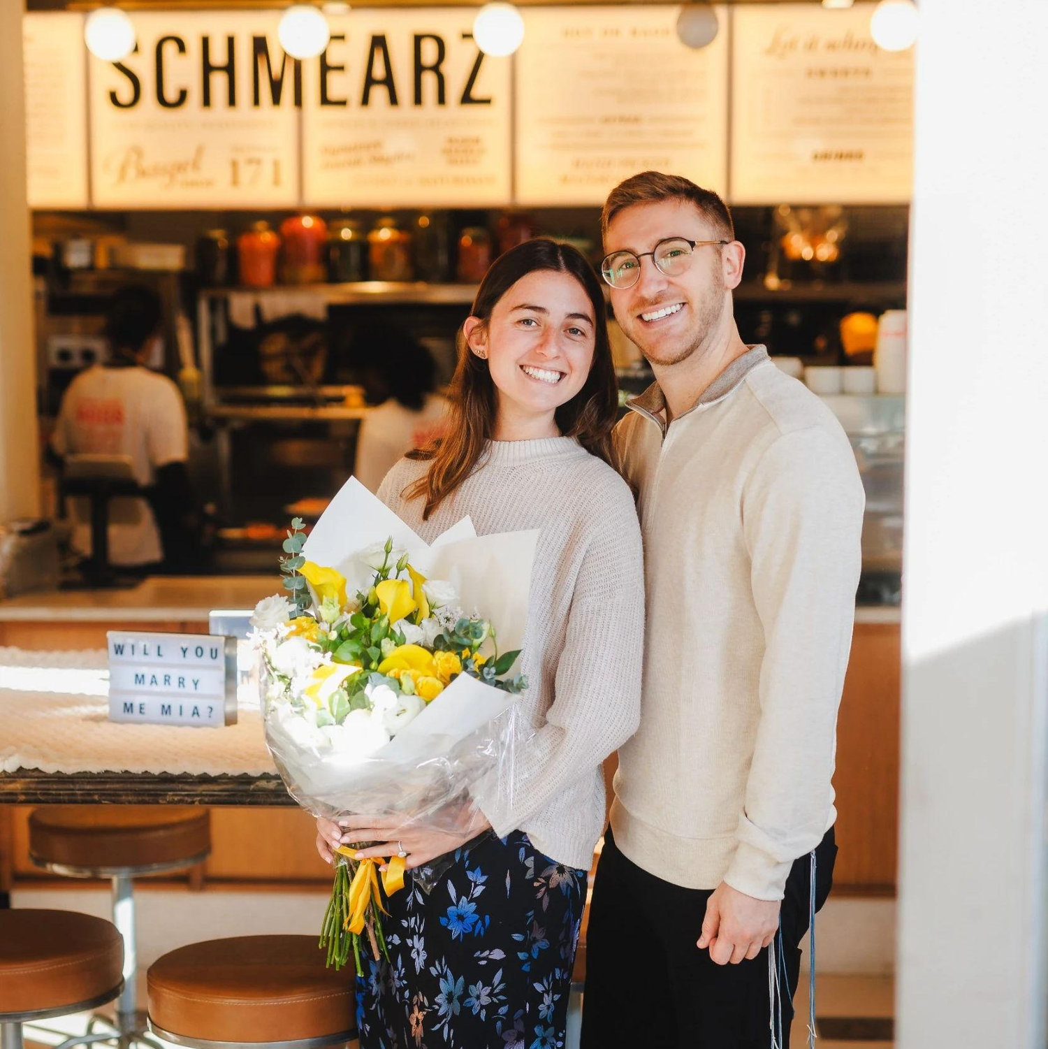 She said yes!