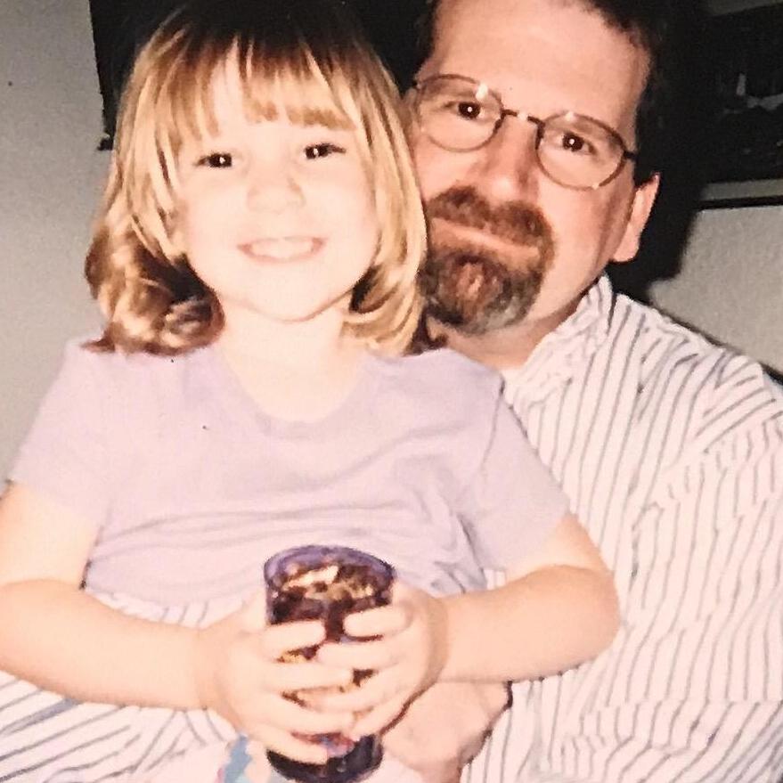 The Bride and her Father.