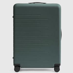 Large Check-In Suitcase in Dark Green